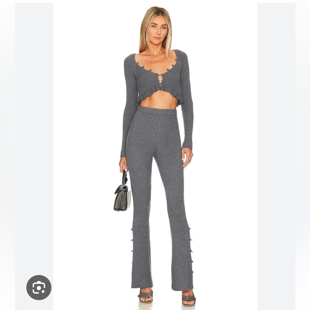 Majorelle Edna Micro Cardigan in Dark Grey (Brand New, no tags)